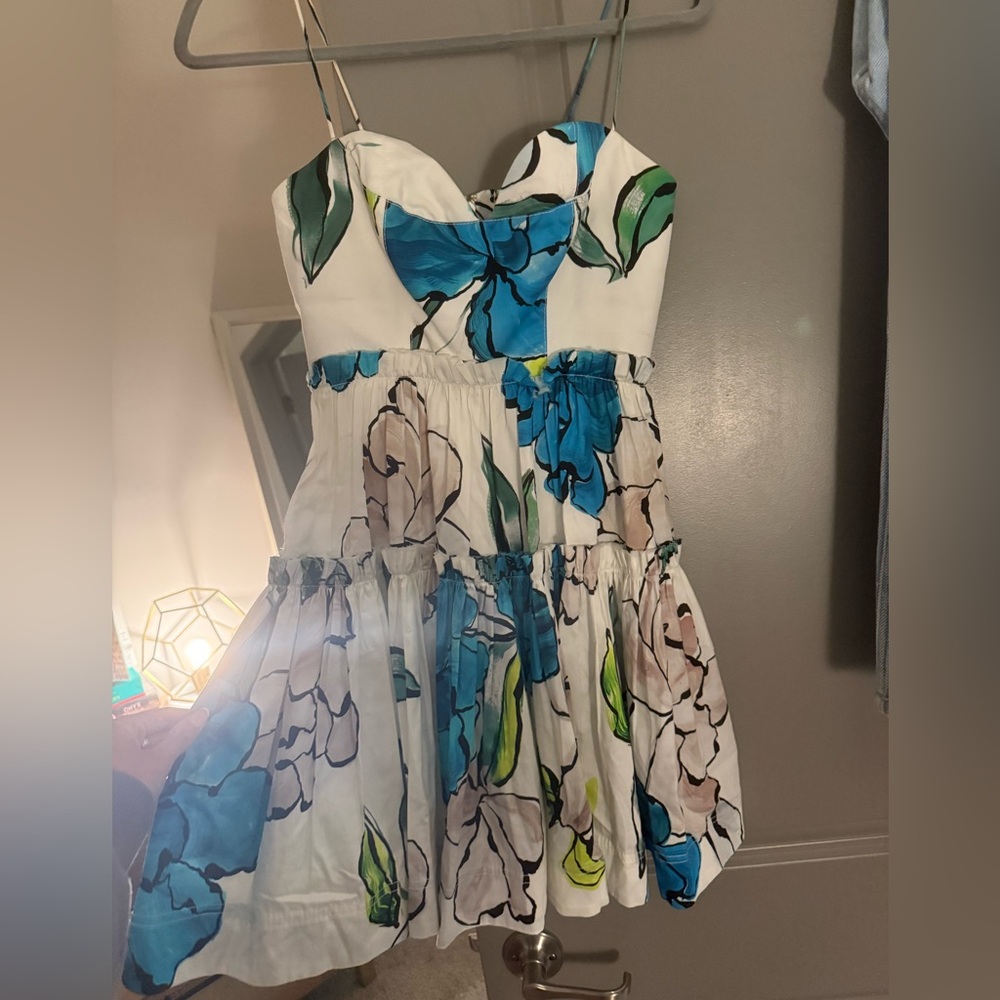 Aje Floral Dress